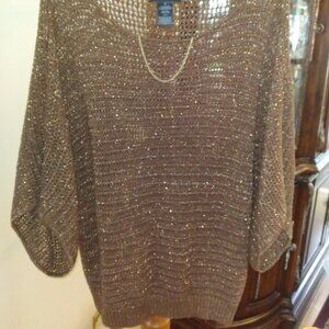Elegant Blouse, INC, Size - 1X